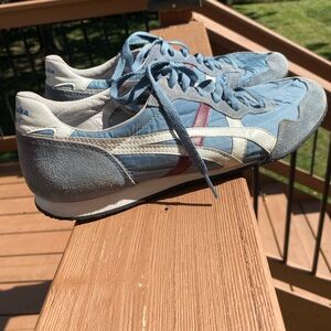 Rare Onitsuka Tiger Serrano ASICS Stone Blue Shoes